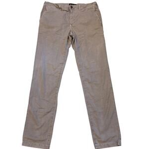 American Eagle Pants Mens Size 34x36 Gray Chino Slim Fit Stretch Casual Preppy
